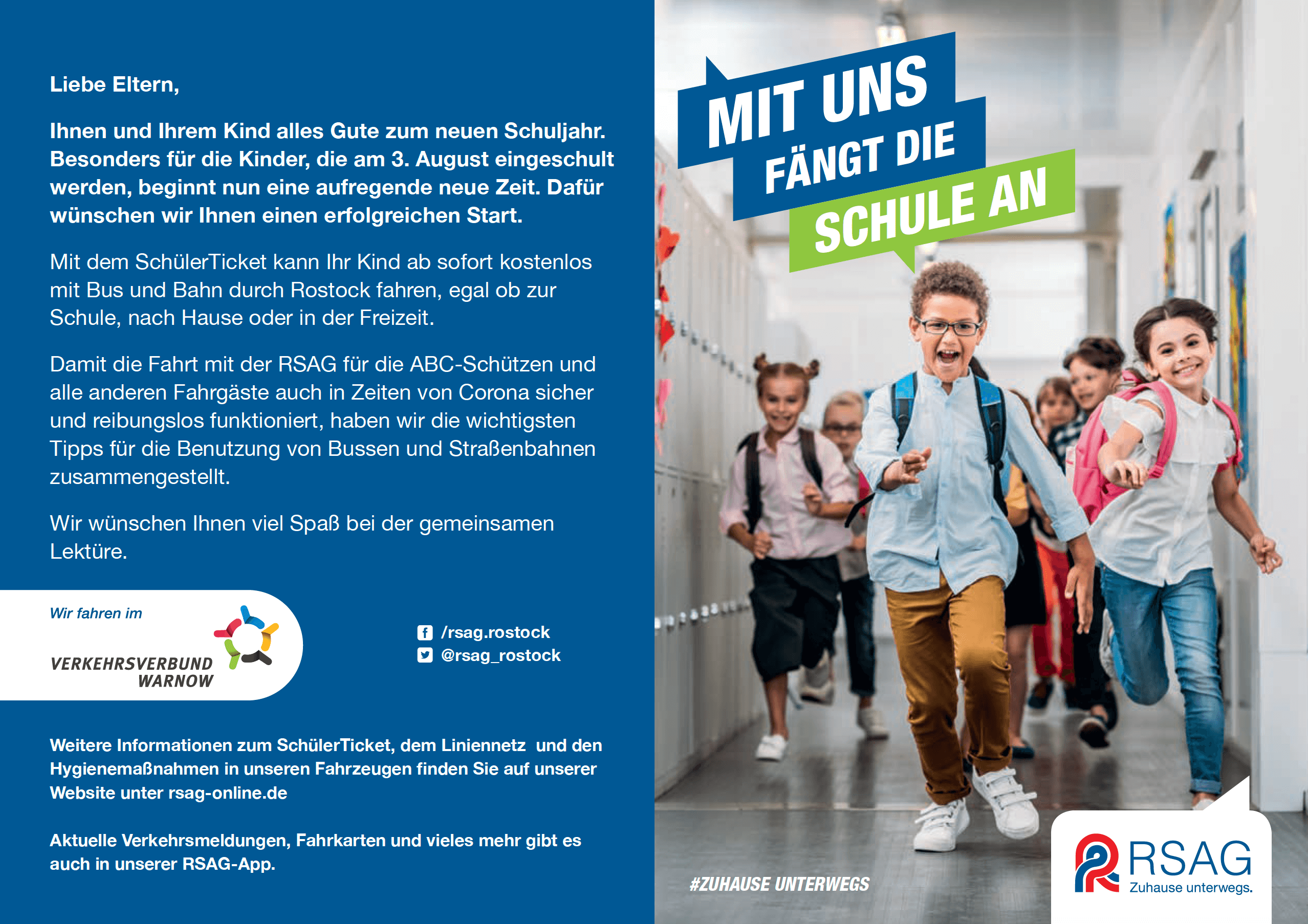 RSAG-Flyer für Schüler