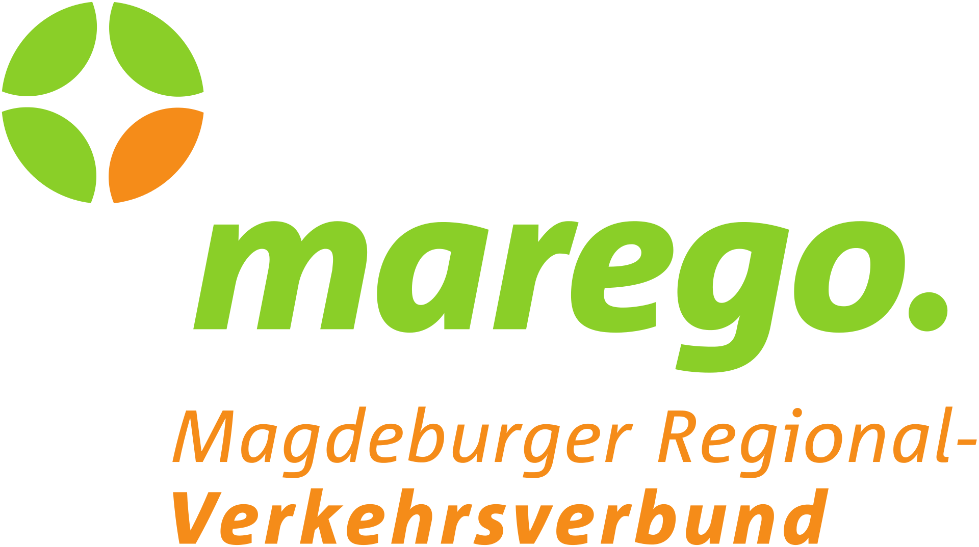 Logo "Magdeburger Regionalverkehrsverbund GmbH - marego"