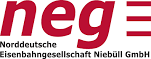 Logo "NEG Norddeutsche Eisenbahngesellschaft Niebüll GmbH"
