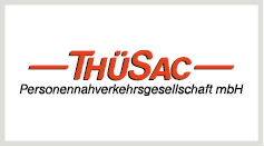 Logo "THÜSAC Personennahverkehrsgesellschaft mbH"