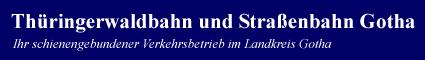 Logo "Thüringerwaldbahn und Straßenbahn Gotha GmbH"