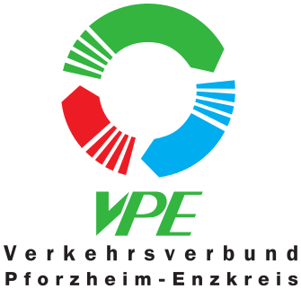 Logo "Verkehrsverbund Pforzheim-Enzkreis GmbH (VPE)"