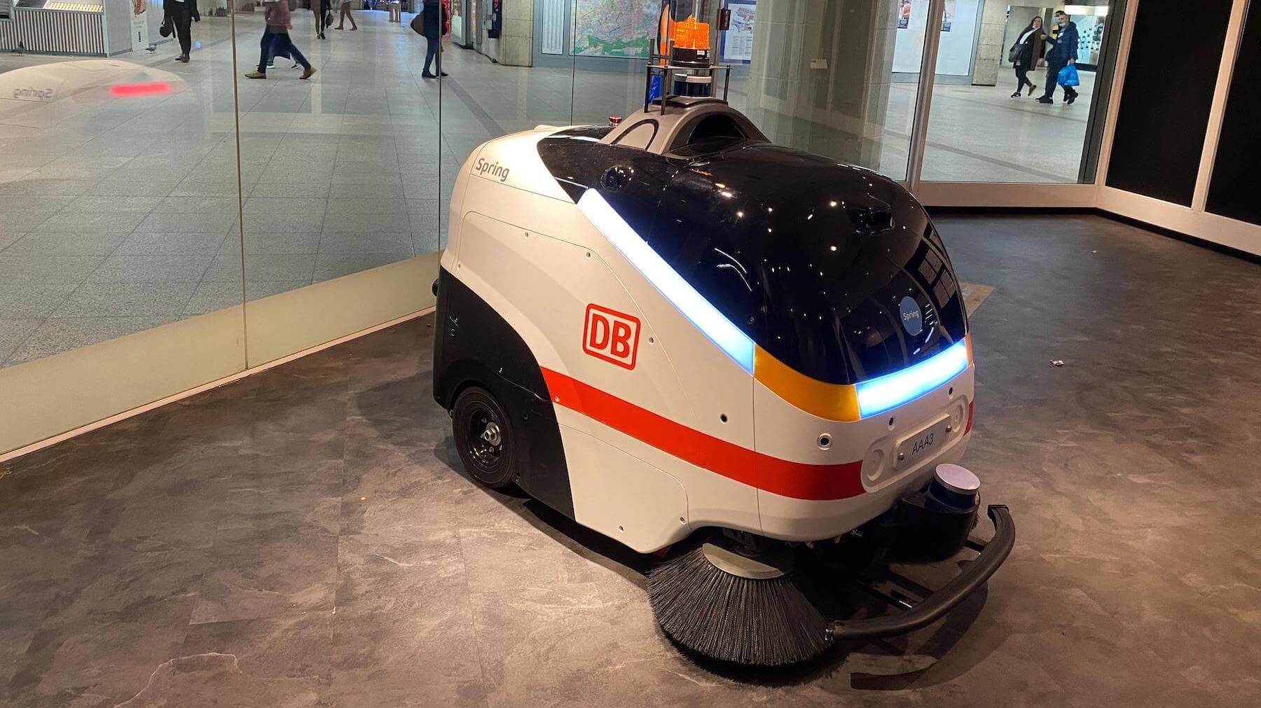 Reinigungsroboter der Deutschen Bahn (DB)