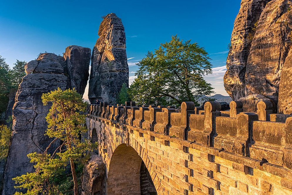 Bastei-Brücke in der Sächsischen Schweiz