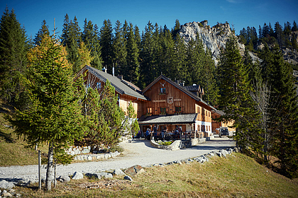 Das Kreuzjochhaus in Garmisch-Partenkirchen.